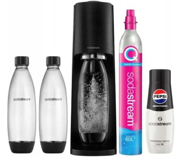 SodaStream TERRA BLACK +2 BUTELKI+PEPSI - 1335284 - zdjęcie